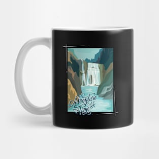 Adventure is my therapy Adventure Explore the world travel lover summer spring Mug